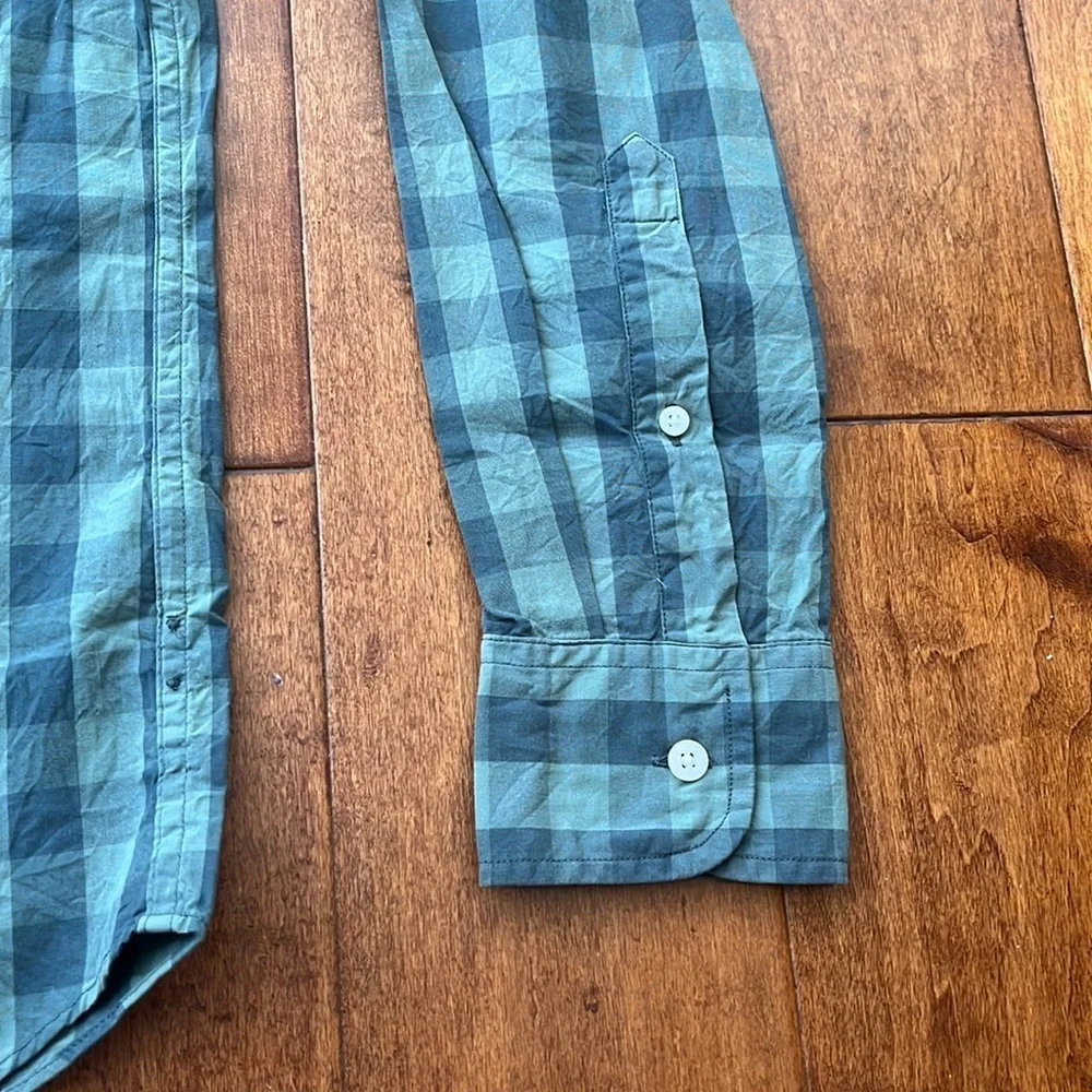 J Crew Plaid Button Down Casual Shirt Slim Fit Size S